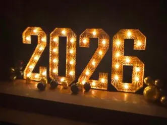 Rustic light up numbers 2026